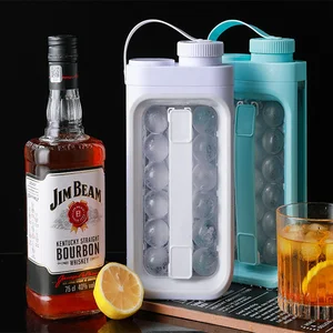 17 grid ice ball maker kettle kitchen bar accessories gadgets creative ice cube mold 2 in 1 multi function container pot newest free global shipping