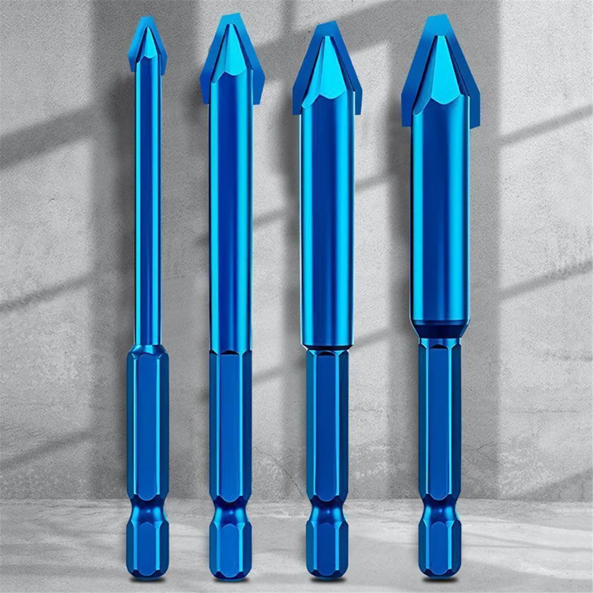 4 шт. шестигранный хвостовик эксцентриковая дрель высокой твердости