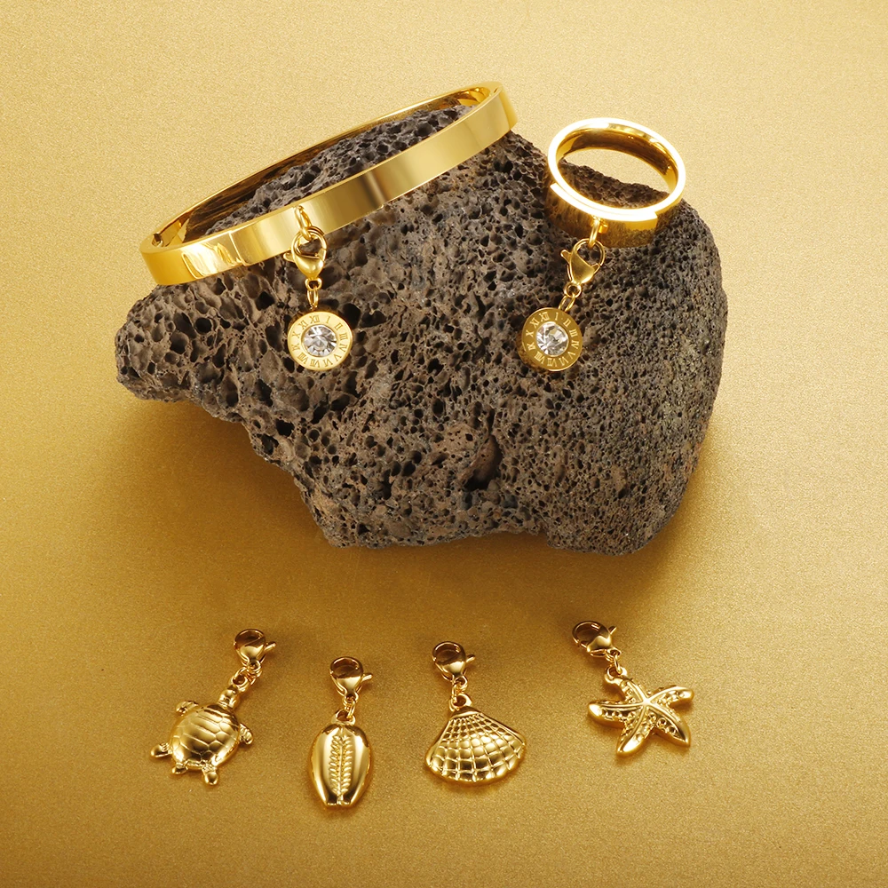 

Roman DIY Bracelet Ring Stainless Steel Set