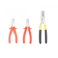 trapezoidal crimping pliers plastic handle portable hand tool for bushing terminal cable end sleeves wire ferrule pz 0 25 16mm2