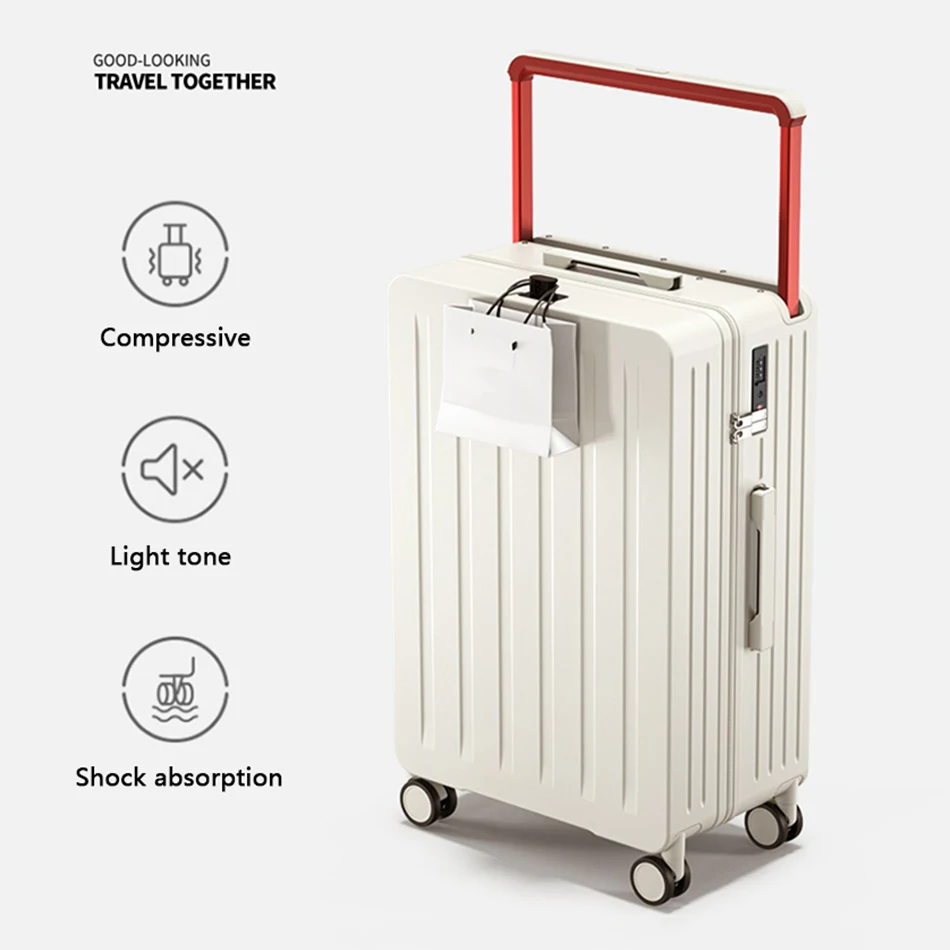 New slow password box mute universal wheel large capacity suitcase