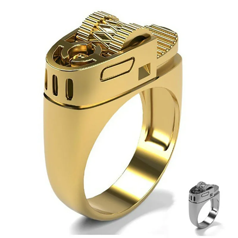 Ring For Men Women Vintage Punk Jewelry Gold/silver Color Hi