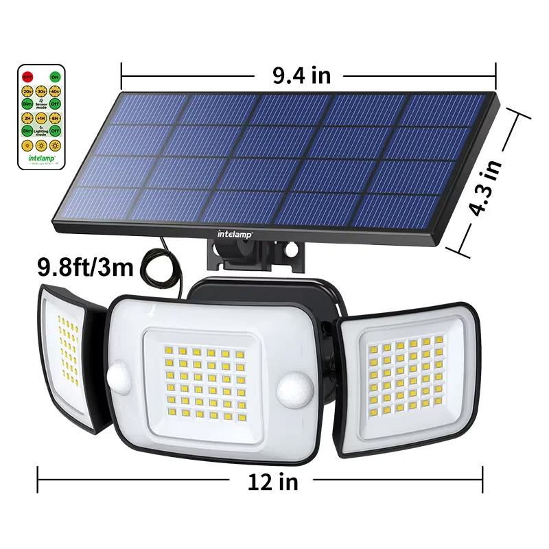 

intelamp Солнечные фонари 270° IP65