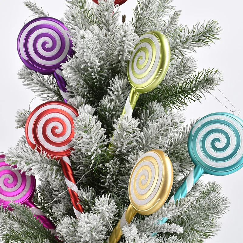 

Украшения для рождественской елки в виде леденцов, 20 см, рождественские украшения для дома, подарок на Рождество 2022, Новогоднее украшение