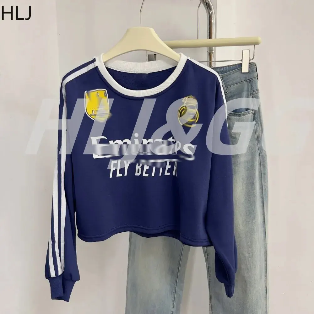 HLJ Y2K Модный пуловер с буквенным принтом в стиле ретро комплект из двух предметов