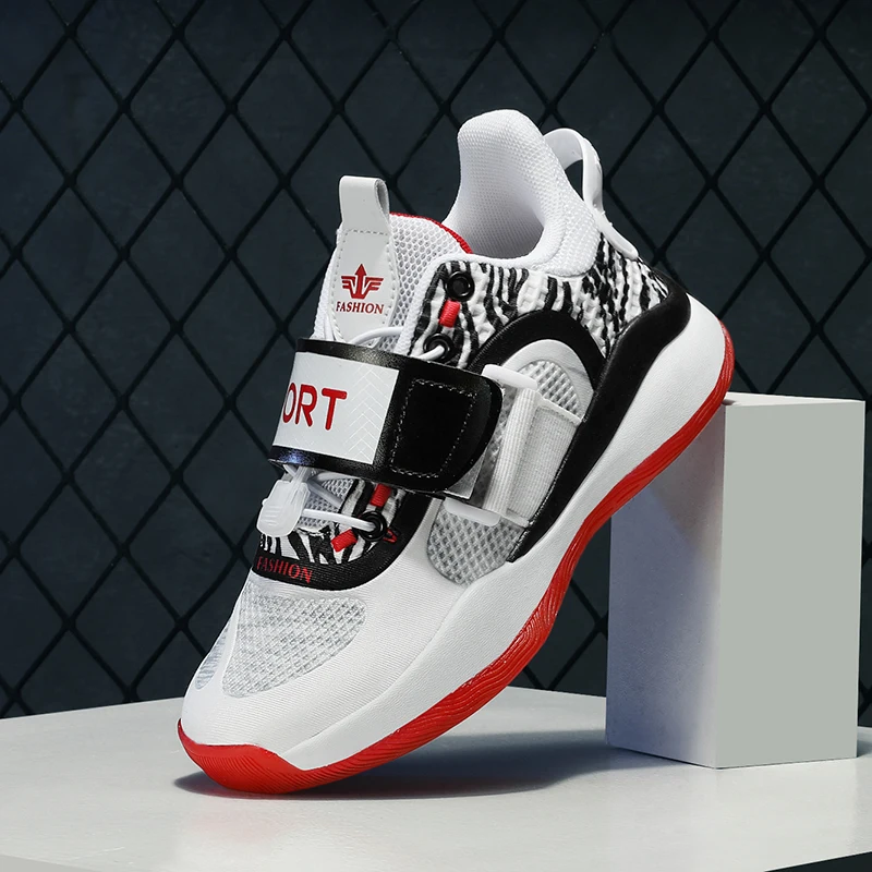 

Баскетбольные кроссовки для мальчиков и девочек, Нескользящие, износостойкие, спортивная обувь для баскетбола, повседневные, для студентов, размеры 30-40