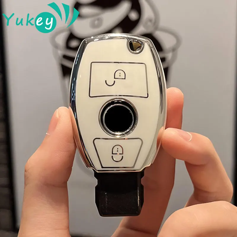 Чехол для ключа из ТПУ, чехол для Mercedes Benz W204 W463 W176 W251 W205 A200 A260 A C R G Class GLA CLA GLK GLC CLS