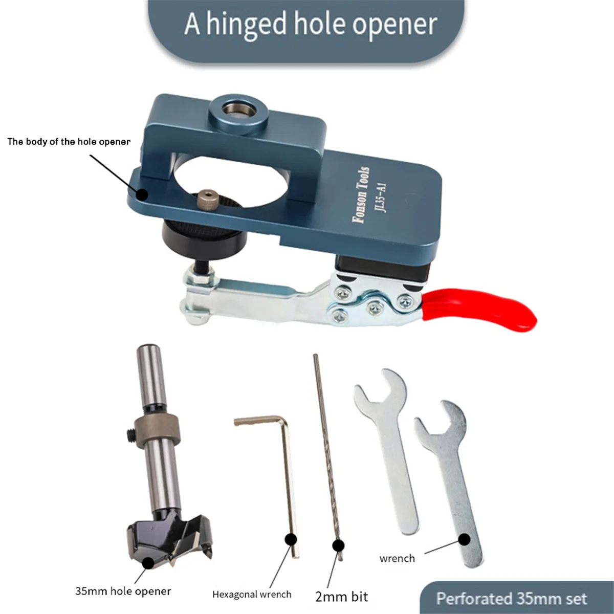 Инструменты Fonson 35 мм деревообрабатывающий набор для скрытого зажима шарниров