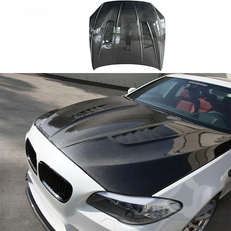 Фото Капот двигателя из утолщенного карбона в стиле DTM для BMW 5 серии F10 F18 №2