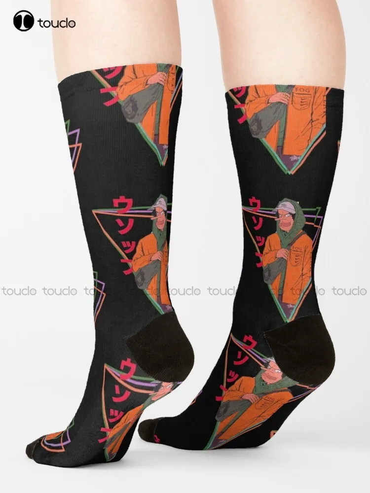 

Anime Streetwear Socks Cotton Socks For Men Fashion Creative Leisure Funny Harajuku Art Abstract Oil Painting Socks New Popular