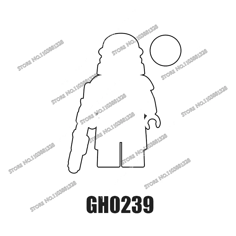 Фото G0131 Экшн-мини-фигурки, кирпичи, строительные блоки из фильмов, полный спектр продуктов GH0239 GH0240 GH0241 GH0242 GH0243, подарочные игрушки №1