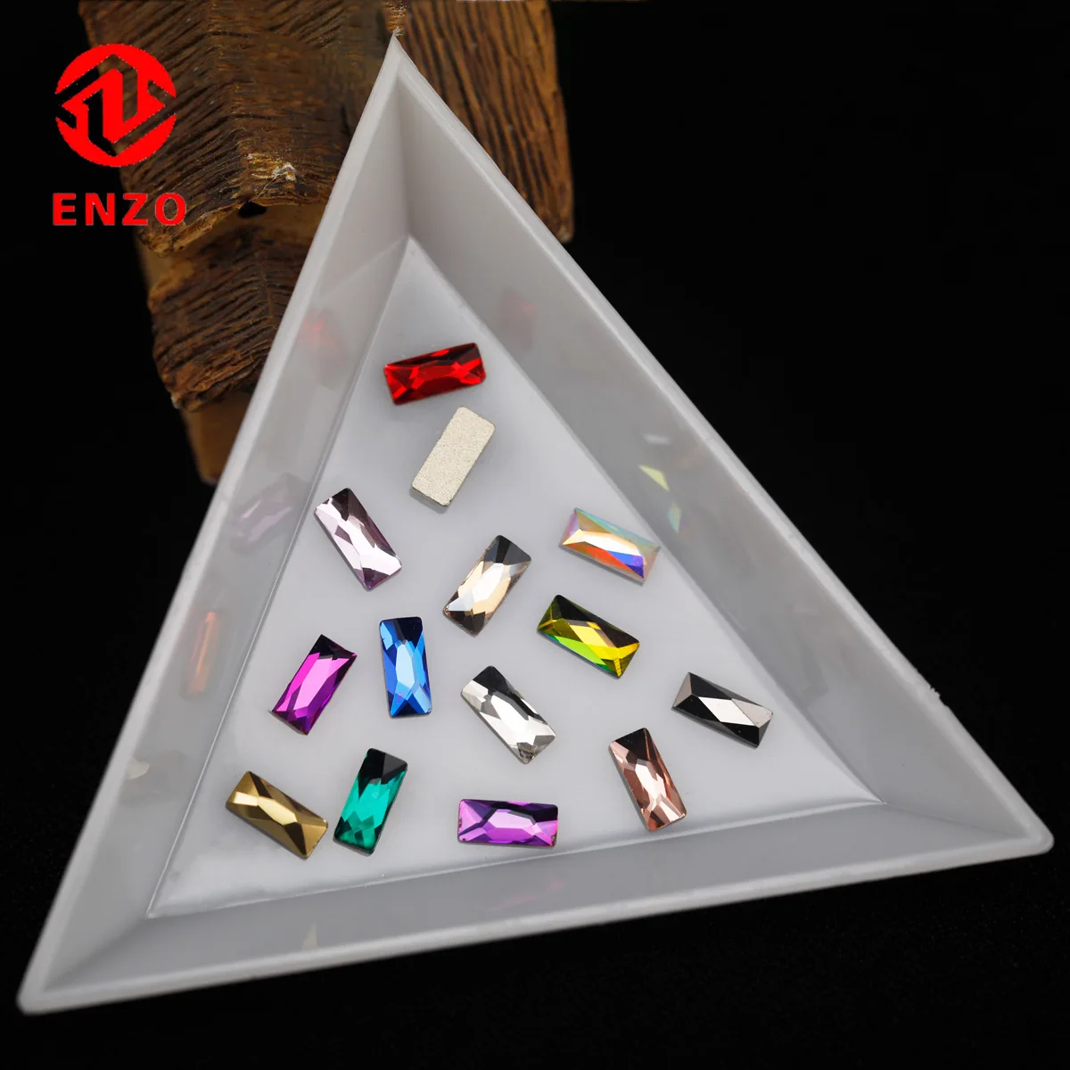 

Украшение для ногтей, из хрусталя, 3 х7, страз, не для фиксации горячей фиксации, 20 шт.