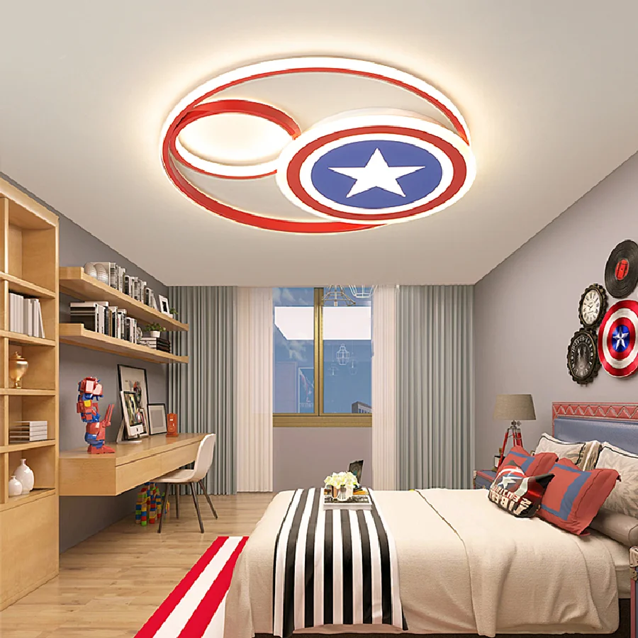 

Nordic kids home decoration salon bedroom decor smart led lamp lights for room dimmable ceiling light lamparas indoor lighting