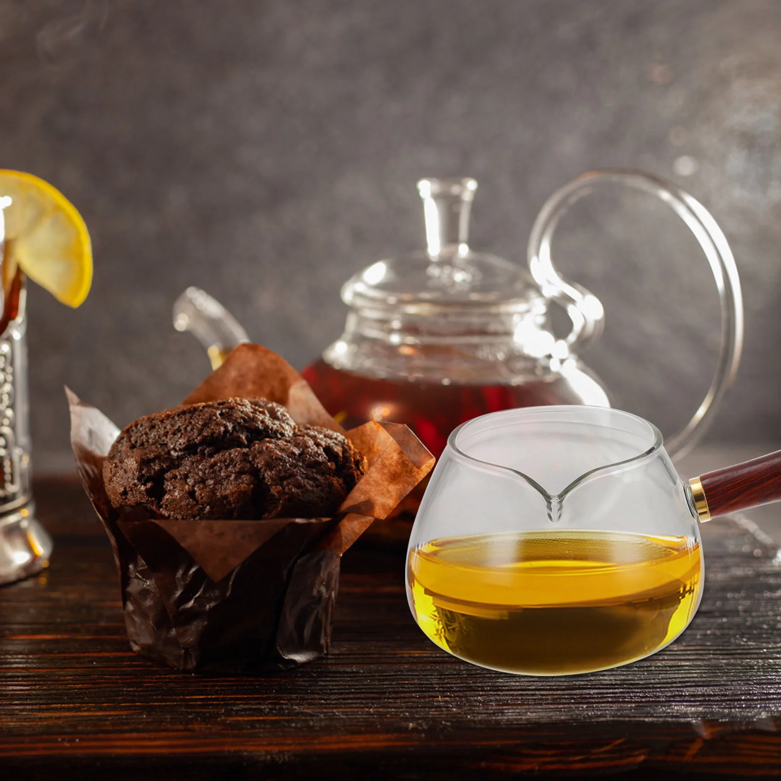 

1Pc Teapot Nice Chic Safe Fine Tea Boiling Pot Coffee Pot with Handle Professional Tea Set