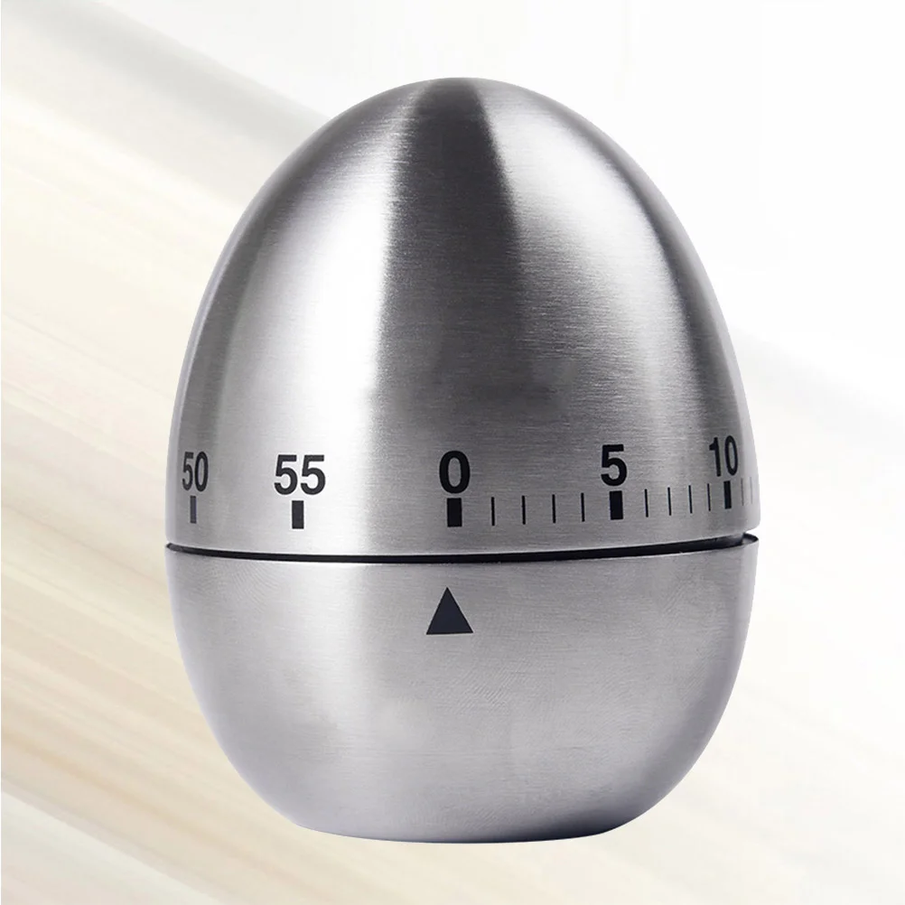 

1PC Kitchen Timer Rotate Household Egg Shape Manual Cooking Timekeeper Reminder