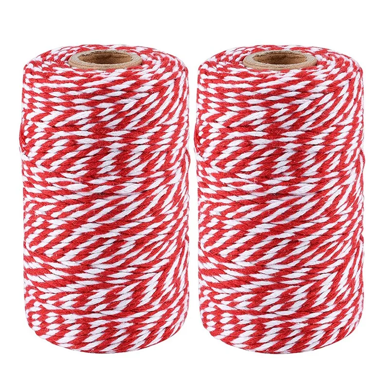 

Christmas Thread-Durable Christmas Wrapping Rope Winding Tie Cake Pastry Box Cotton Bread And Other DIY Handicrafts