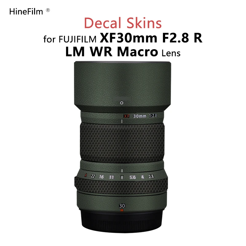 Фото Hinefilm Skin для Fuji XF30 F2.8, наклейка на объектив для Fujifilm Fujinion XF30mm F2.8, наклейка на объектив, кожа 30 2,8, оберточная крышка, кожа 30F2.8 №1