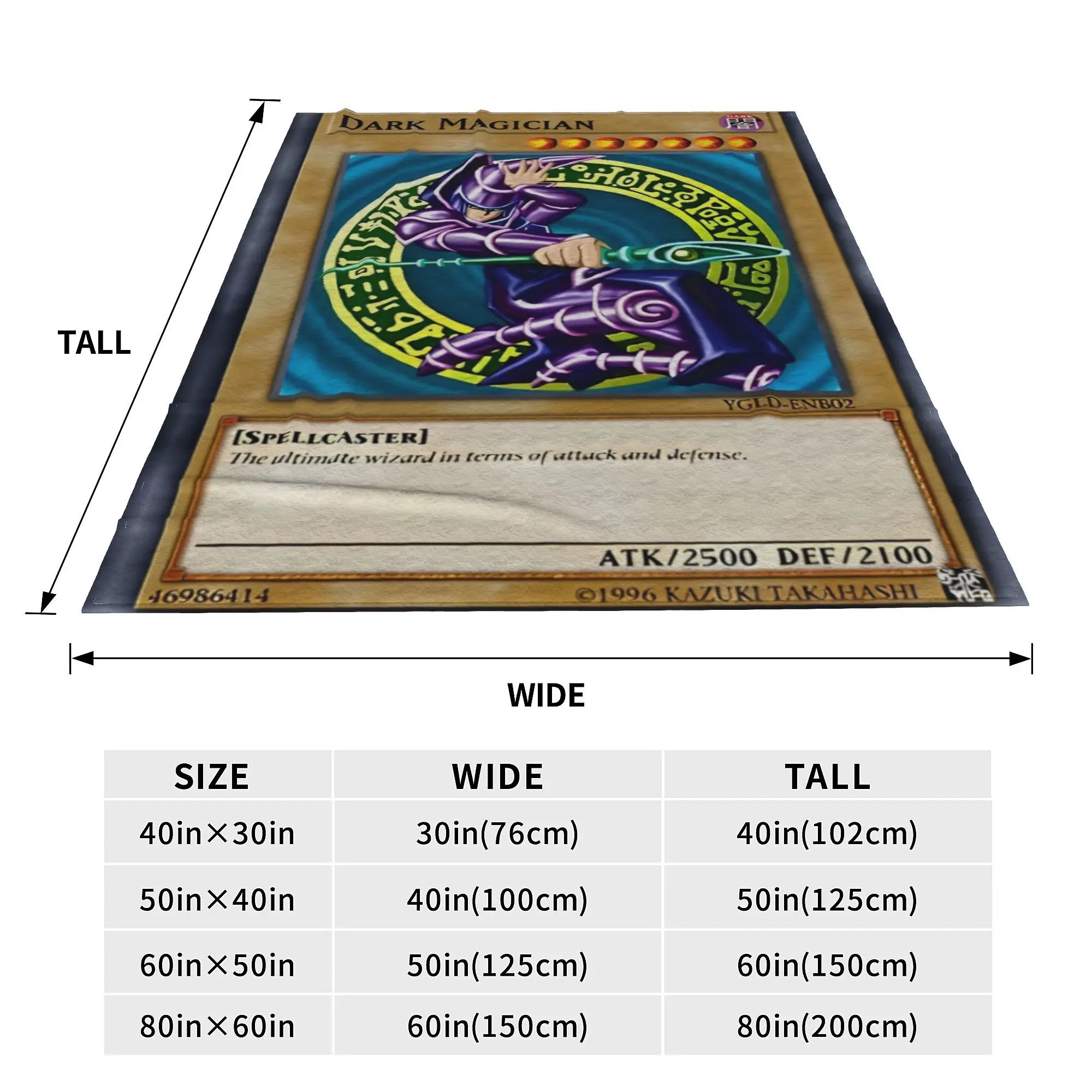 Вязаное одеяло Yu Gi Oh Card бархатное теплое для темного фокусника постельного белья