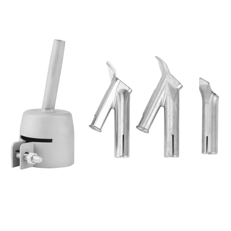 

JHD-4Pcs Speed Welding Nozzles For Vinyl Pvc Plastic Hot Air Blower Triple-Cornered Speed Nozzle Round Welding Head Y Type