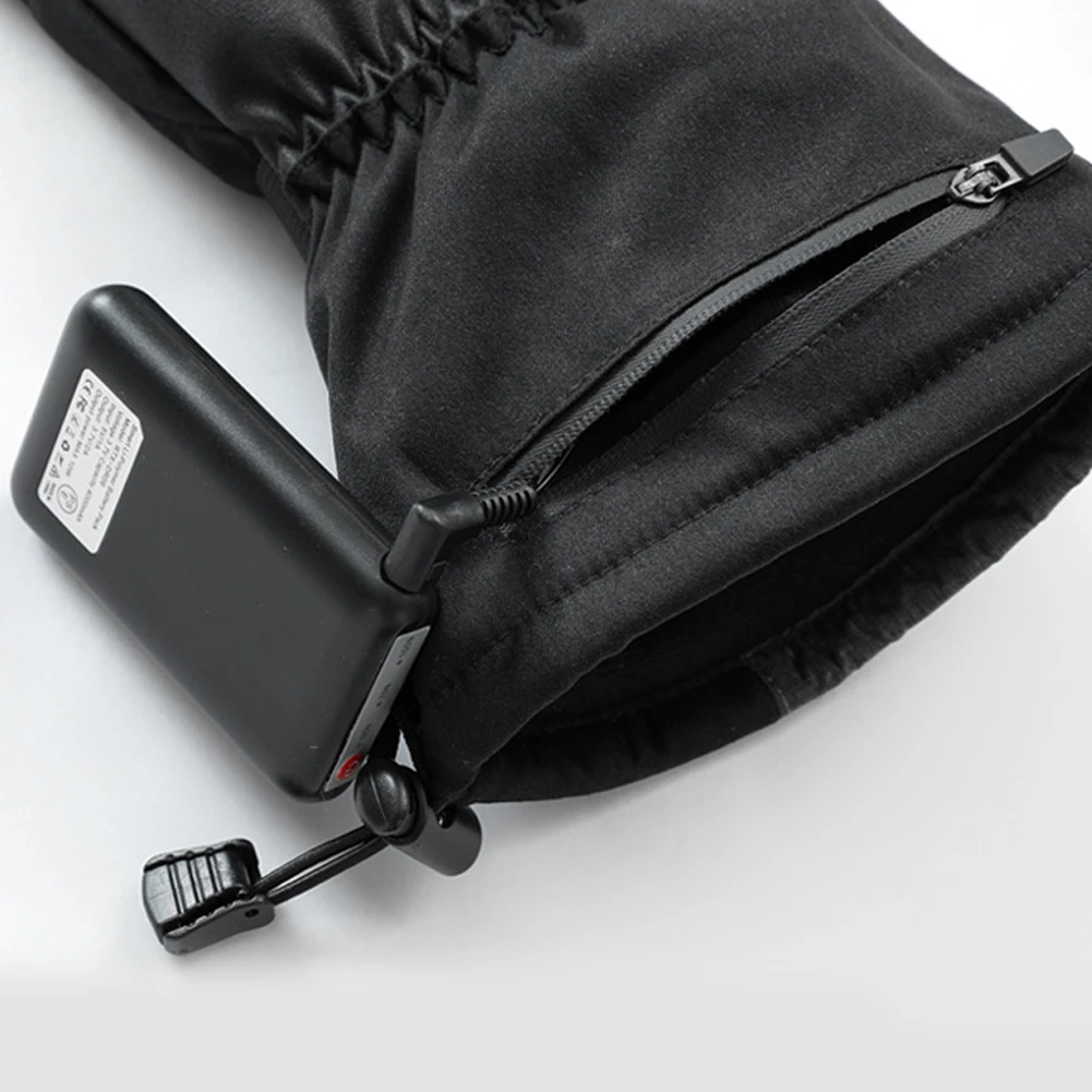 Зимние Велосипедные Перчатки Унисекс С Графеновым Подогревом 3-скоростные