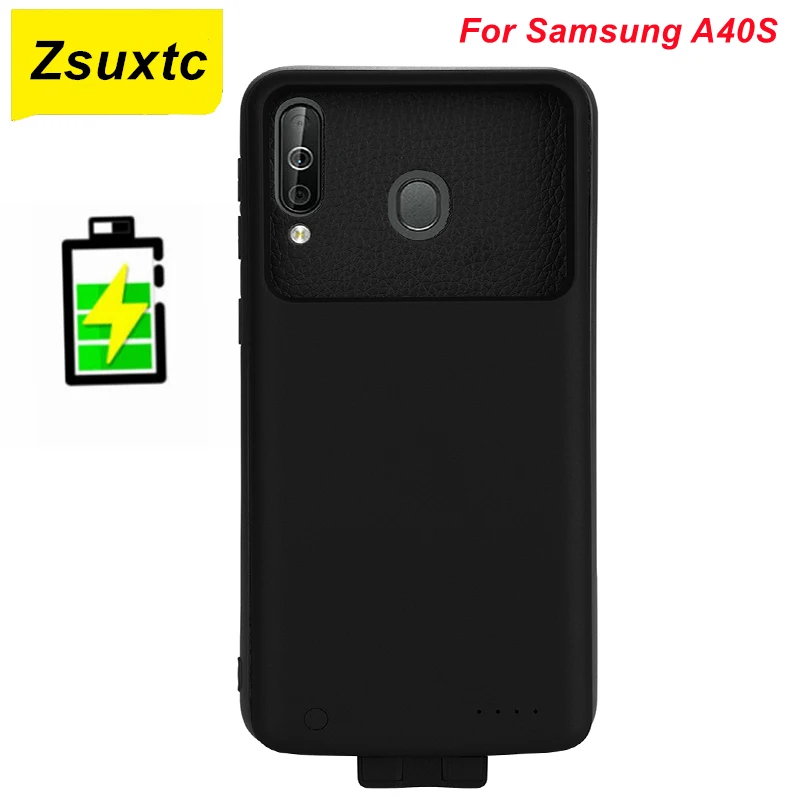 

5000Mah Power Case For Samsung Galaxy A40S Battery Charger Case Phone Bag Cover A40S Power Bank For Samsung A40S Battery Case