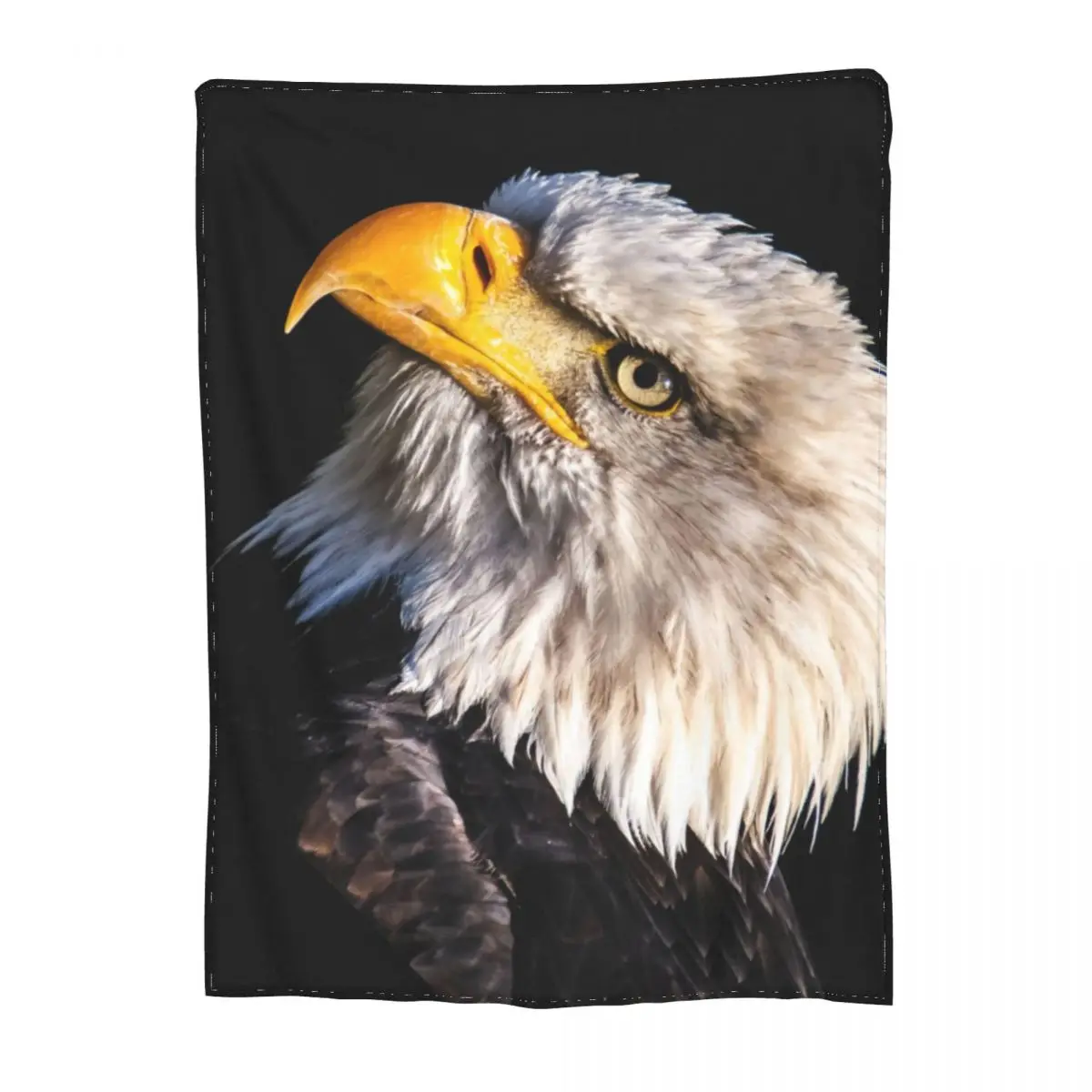 

Bald Eagle Blanket Majestic USA Eagle Spirit Soft Cheap Bedspread Comfy Fleece Cold Blanket