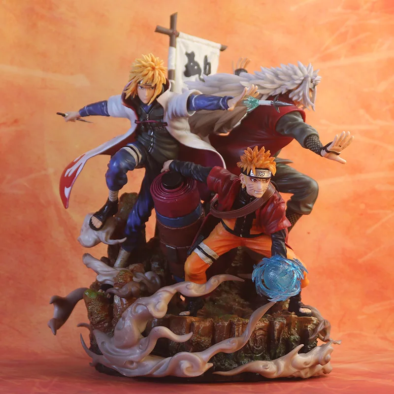 

Naruto Anime Cw Giant Wave Gk Fetters. Fate, Namikaze Minato Naruto Jiraiya Statue Boxed Figure Pvc Decorative Collection Gift