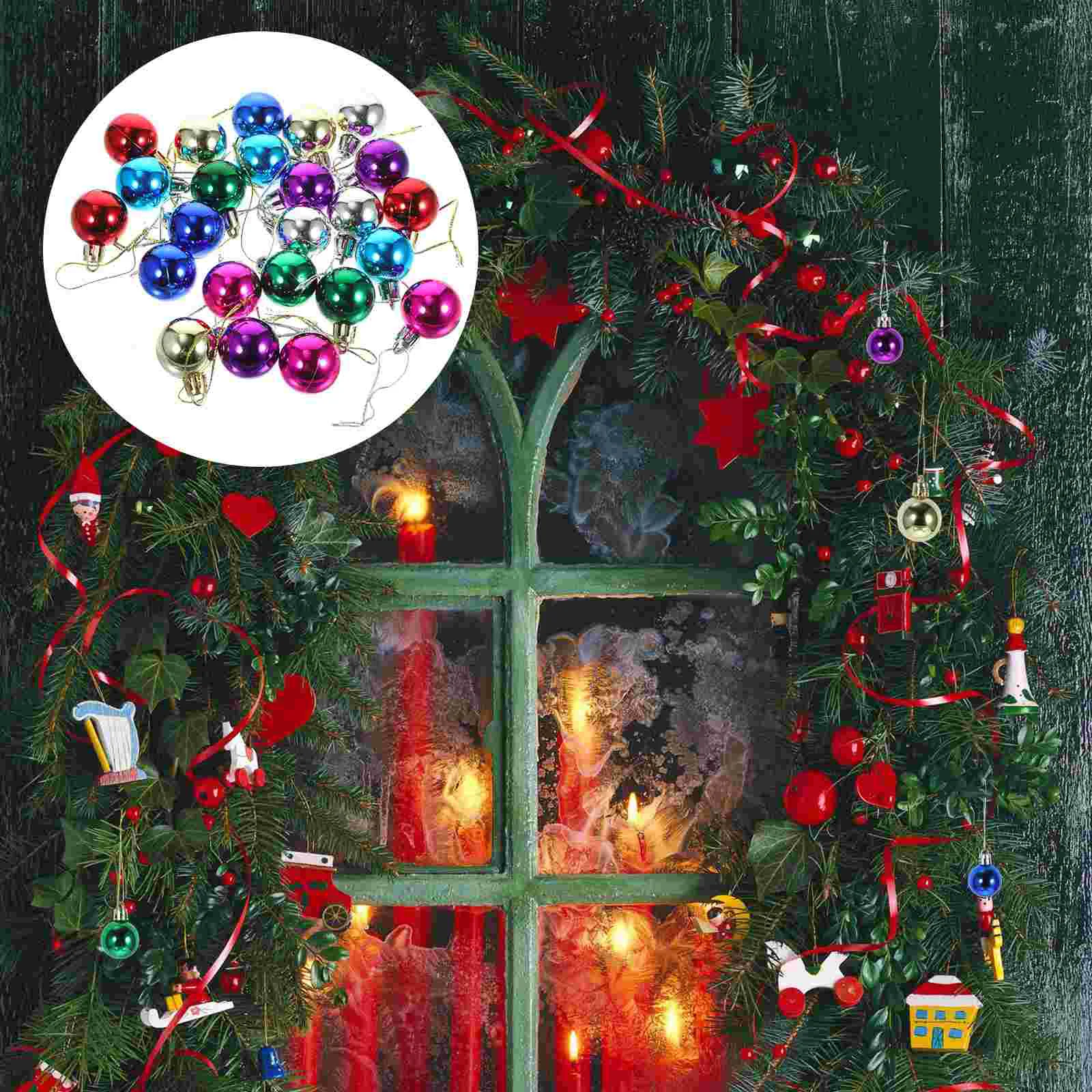 

Christmas Balls Mini Shatterproof Ball Shatterproof Christmas Tree Ornaments Christmas Tree Decorations Holidays