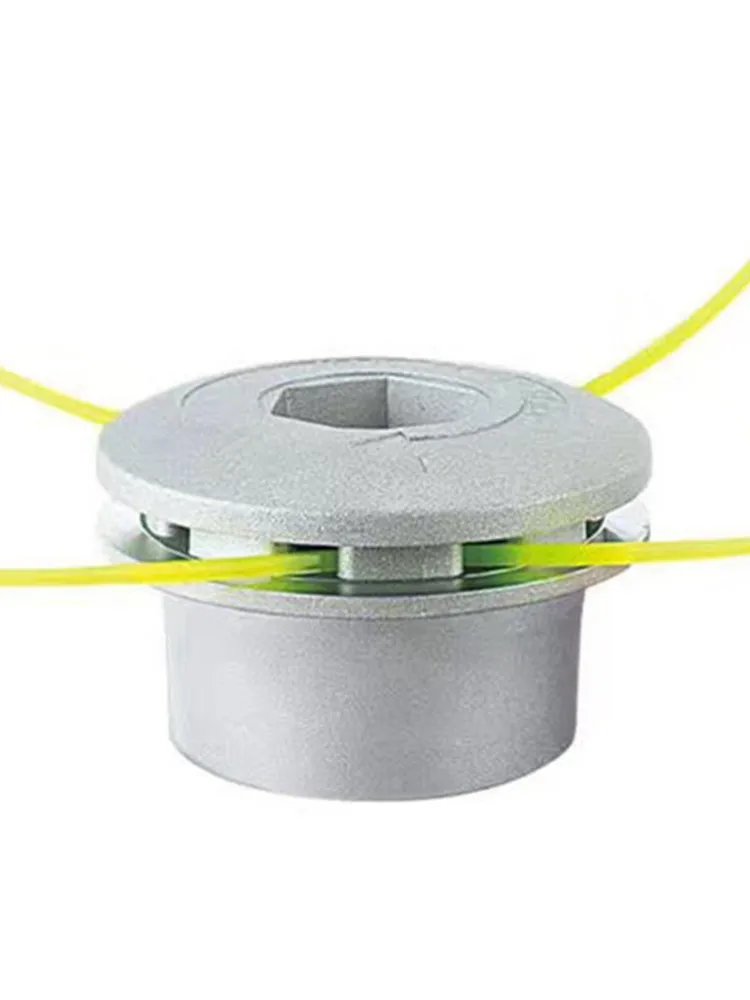 Алюминиевая головка для газонокосилки, садовый инструмент с 4 линиями для стрижки травы и бензина