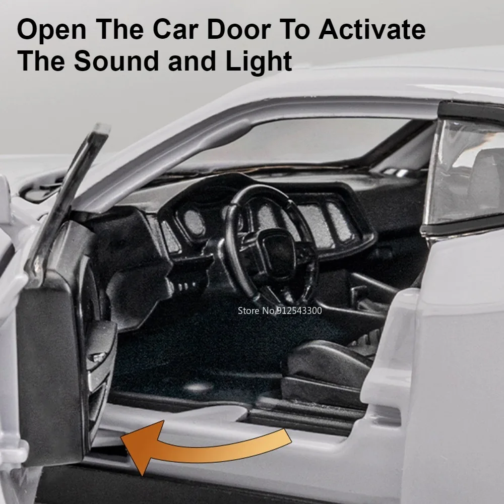 Металлическая модель автомобиля Challenger Hellcat