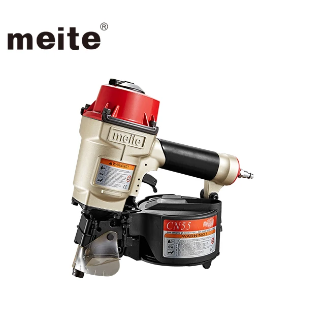 meite cn55 Pneumatic China Coil  nails Gun for Wood Case for Wood Case for Nail 25-57mm pallet nailer