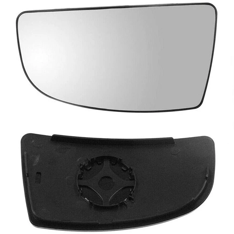1Pair Lower Side Wing Mirror Glass Rear Veiw With Backing Plate Left Hand For Ford Transit MK8 2014 - 2020