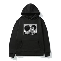 attack on titan hoodie anime eren yeager graphic print pullover long sleeve hip hop sweatshirt streetwear harajuku hoodies tops