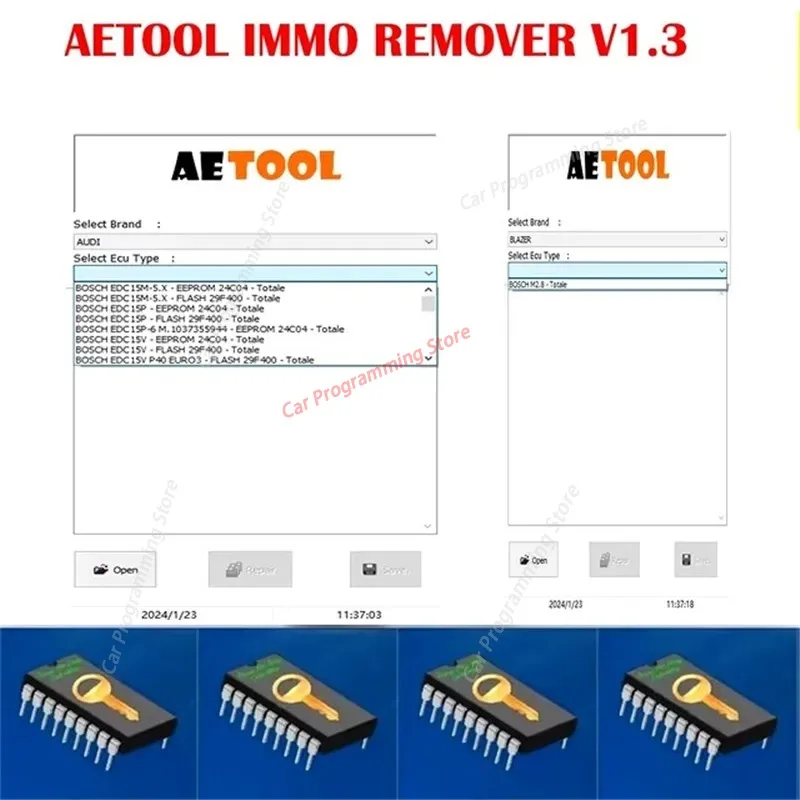 Фото Новинка 2026 года: AETOOL V1.3 – инструмент для декодирования ЭБУ, снятия EEPROM иммобилайзера, удаления IMMO, сброса данных ЭБУ, расчета PIN-кода, снятия IMMO и работы с девственными ЭБУ. №4