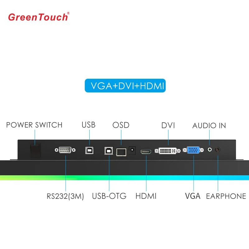 Семейная панель 27 дюймов с многоцветным монитором |