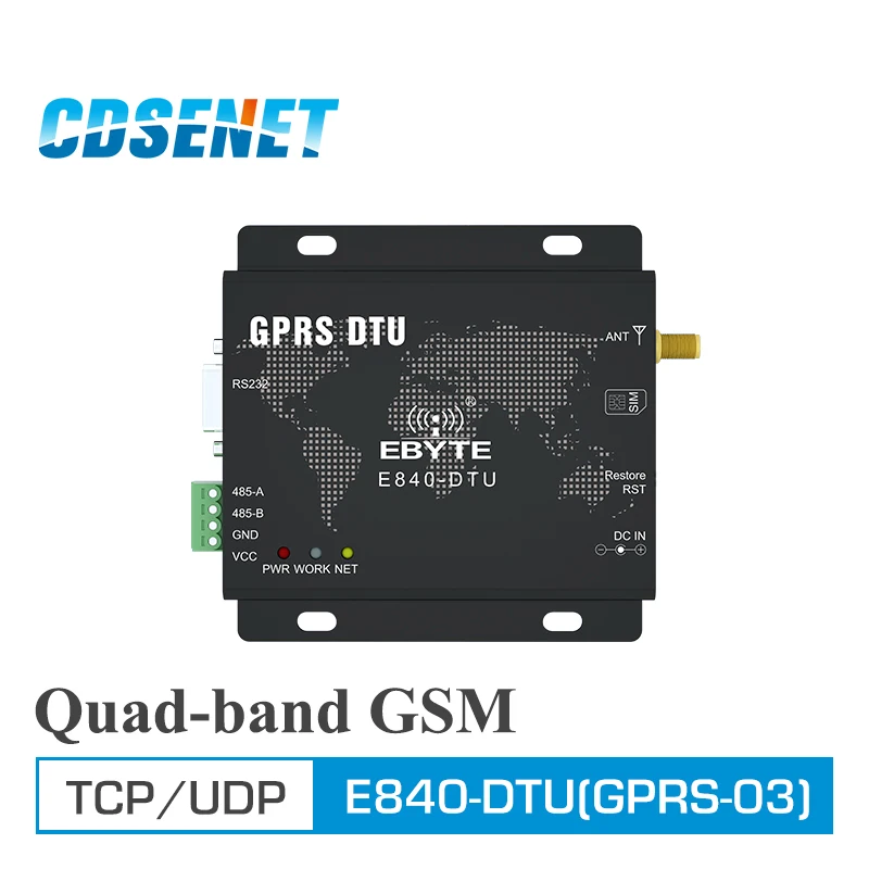E840-DTU(GPRS-03) GPRS Transceiver Module RS232 RS485 GSM Wireless Transmitter Quad-band 850/900/1800/1900MHz Reciever Module