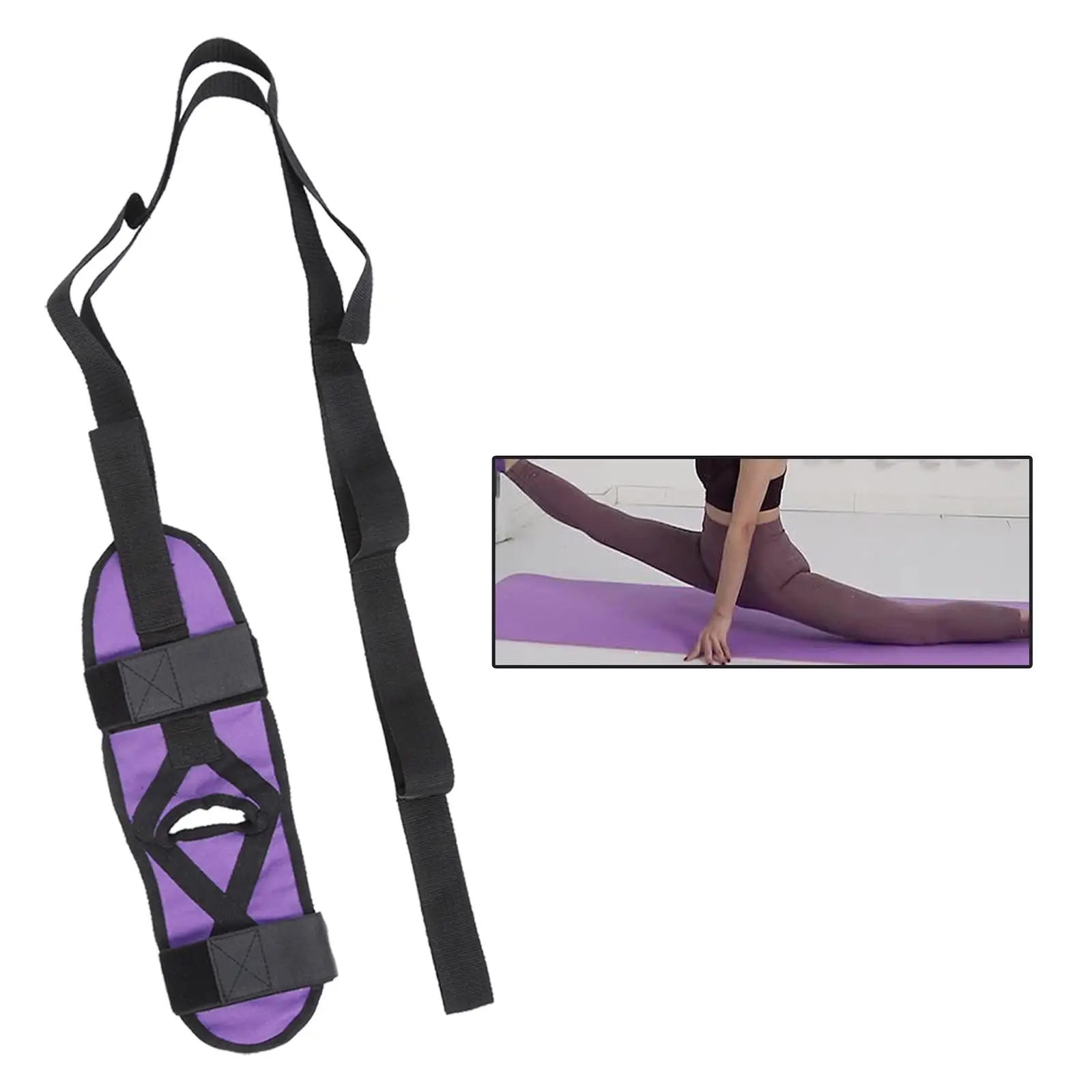 

Stretching Strap Multi Loop Strap Leg Stretch Belt for Plantar Fasciitis Support