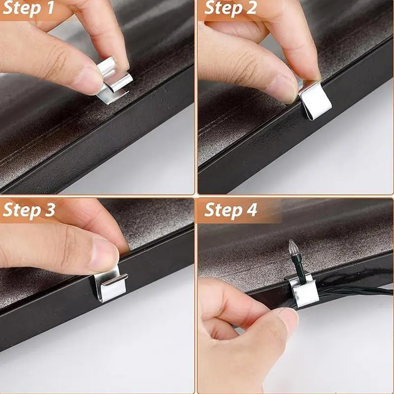 50 шт. рождественские крючки для водосточных желобов