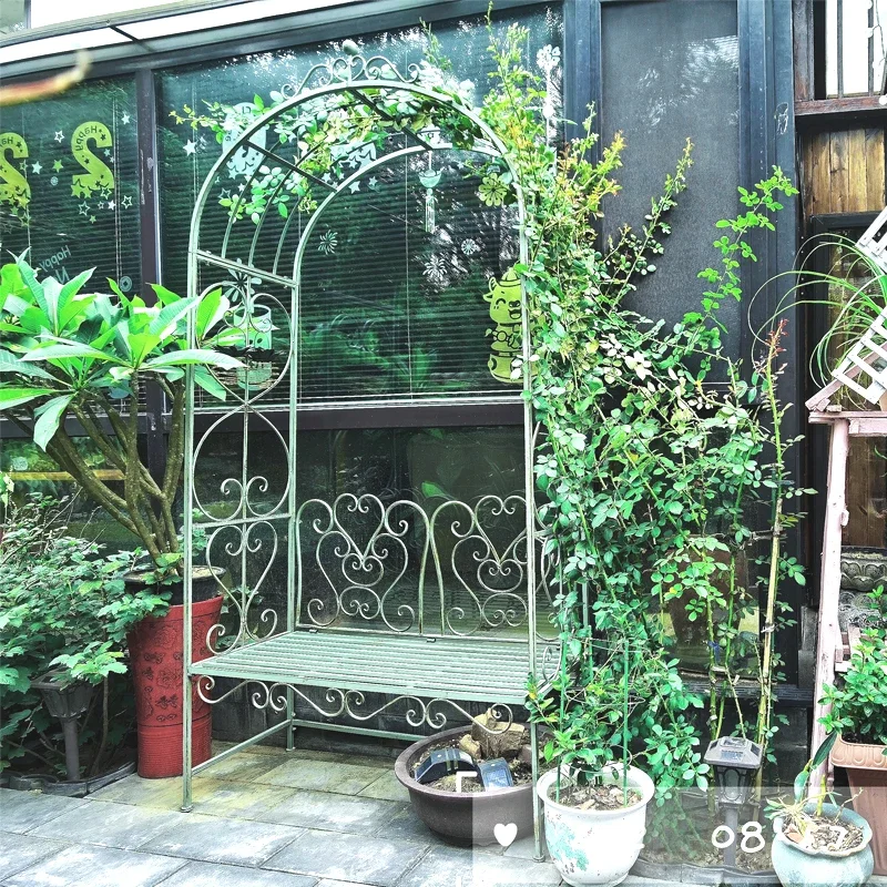 Уличная Подставка под виноград с железными цветами стойка для альпинизма и лозы