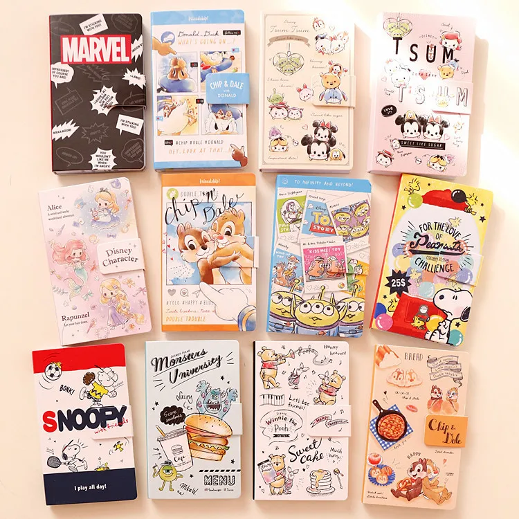 

Kawaii Cartoon Disney Students Can Tear Off The Note Pad Message Note Paper Portable Student Small Book Hand Account Notepad