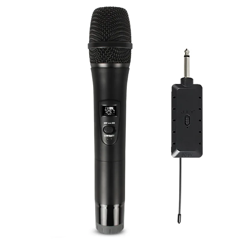 Беспроводной микрофон E8 2-канальный профессиональный ручной УВЧ для караоке