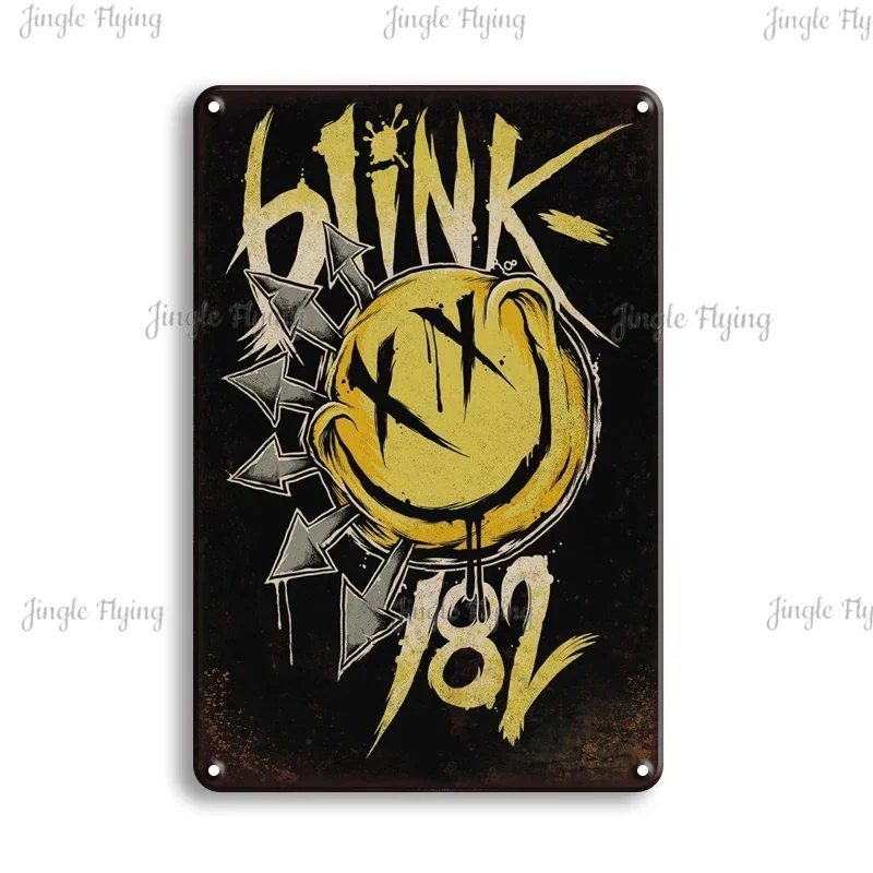 

Металлическая табличка Blink 182