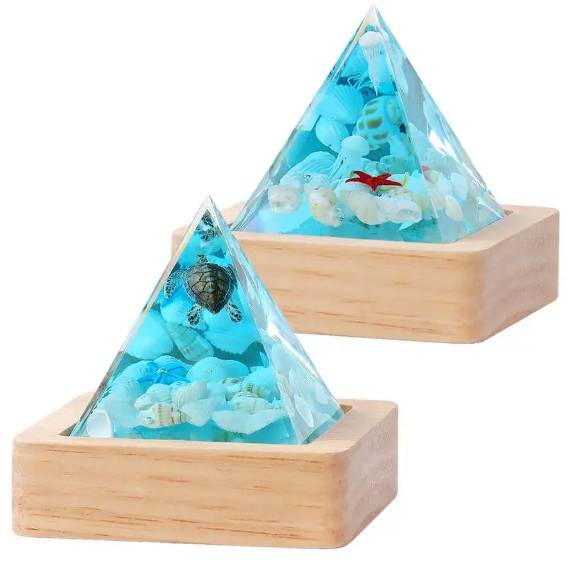 Украшения в виде пирамиды держатель лампы искусство Вдохновляющие Хрустальные