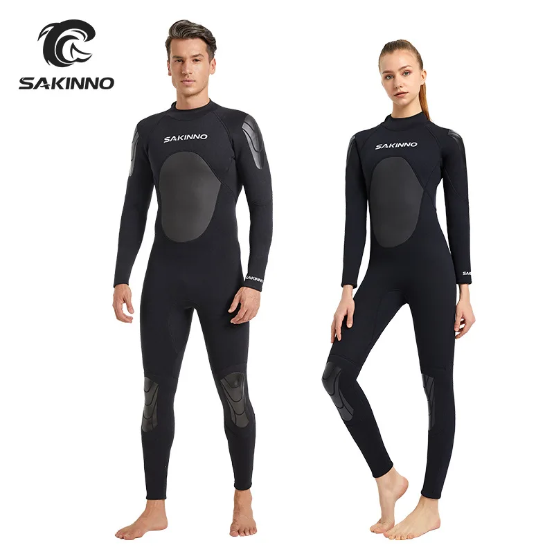 

3mm Snorkeling Wetsuits Valentine's Day Gift Wetsuit Men and Women Couple One-piece Full Body Wet Suit Surfing Diving Suits