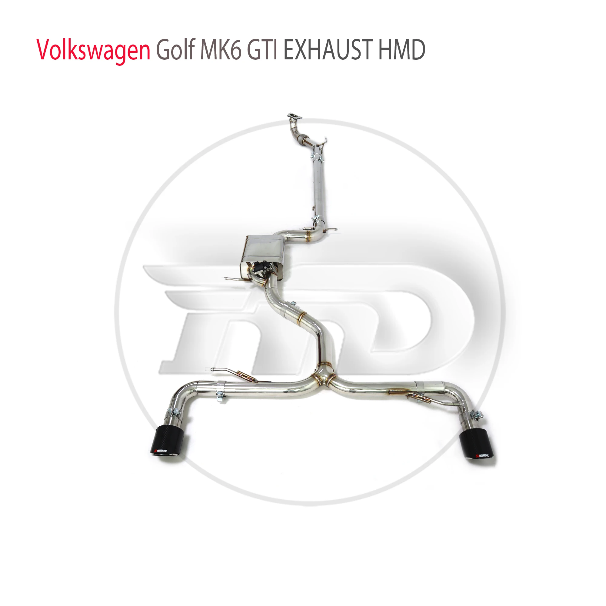 

Выхлопная система HMD из нержавеющей стали для Volkswagen Golf MK6 GTI 2,0 TFSI 2008-2013