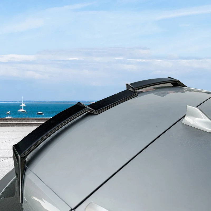 

Новинка спойлер движения для BYD Song plus 2021 2022 2023 верхнее центральное крыло багажника спойлер верхнее крыло багажника украшение фиксированное ветровое крыло