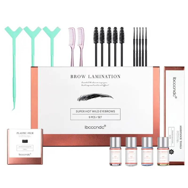 

Eyelash Perm Kit Lasting Semi Permanent Curling Lash Lift Kit Instant Brow Lamination Kit Professional Salon, Home Use For Women