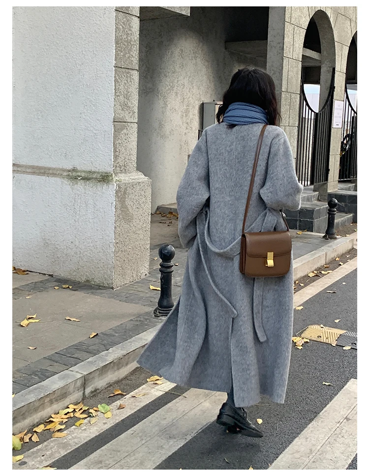 Высококачественное светильник серое удлиненное двухстороннее шерстяное и