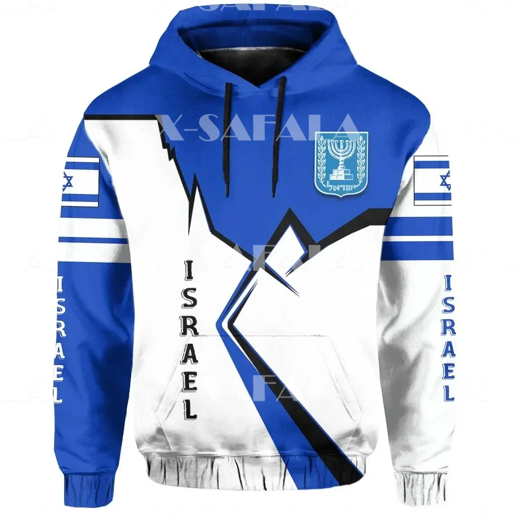 

Love Israel Country Flag Coat 3D Print Zipper Hoodie Man Female Pullover Sweatshirt Hooded Jacket Jersey Tracksuits Style-3