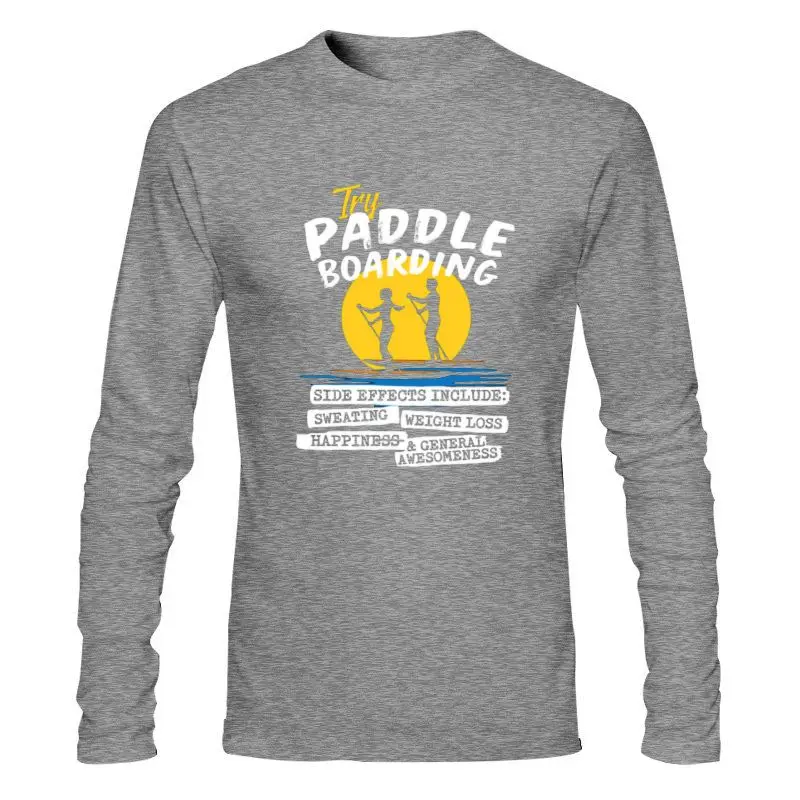 

Man Clothing New Men Clothing Sup Stand Up Paddle Boarding Girl Akways Up For A Good Men'S Print Cotton T Shirt